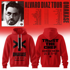 Alvaro Diaz Omakase 2026 Tour Merch Collector Fan Hoodie