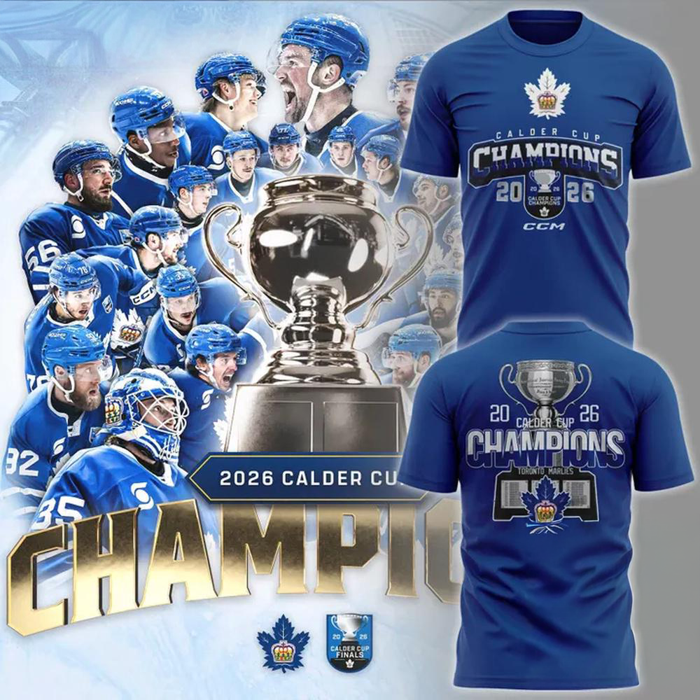 Toronto Marlies 2026 Ccm Calder Cup Champions T-Shirt