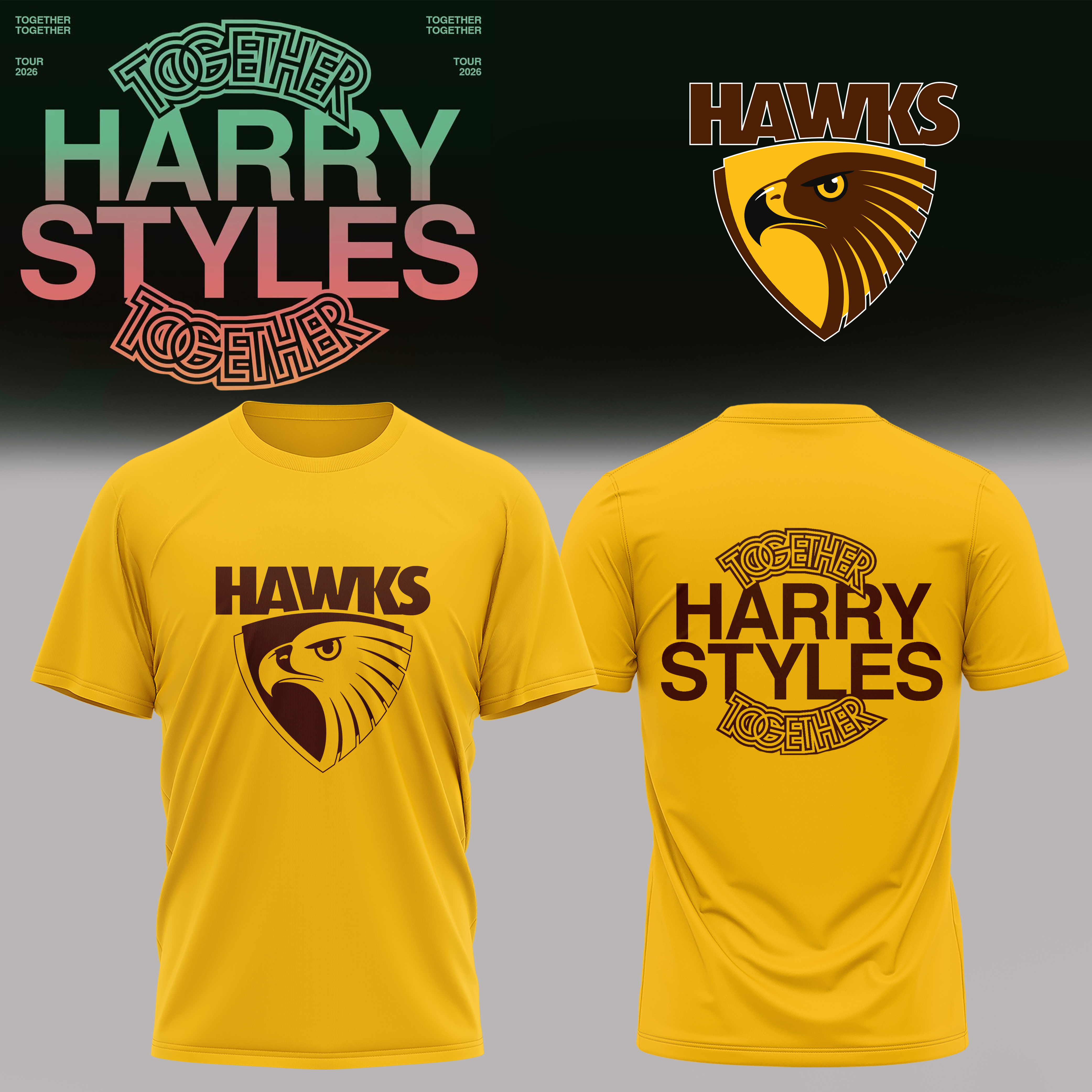 Harry Styles X Hawthorn Football 2026 Official Club Style Edition