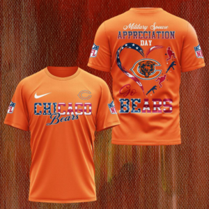 Chicago Bears 2026 Nfl Military Spouse Appreciation Day 3D Shirt