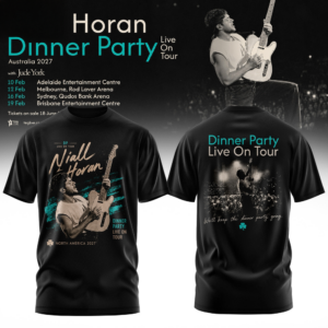 Niall Horan Dinner Party Live Australia Music Fan T-Shirt