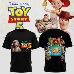 Taylor Swift I Knew It Toy Story 5 Premium T-Shirt Edition