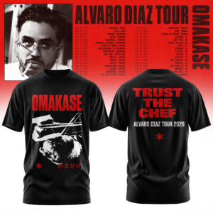 Alvaro Diaz Omakase 2026 Tour Merch Official T-Shirt Collection