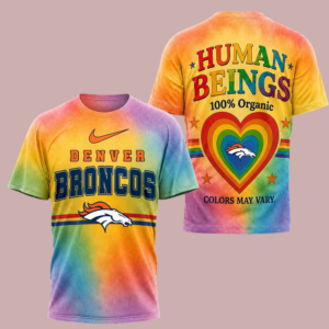 Denver Broncos Nfl Pride Human Being Color May Vary 3D T-Shirt 2026