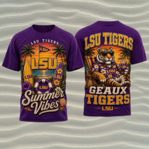 Lsu Tigers 2026 Ncaa Summer Vibes Limited Edition 3D T-Shirt