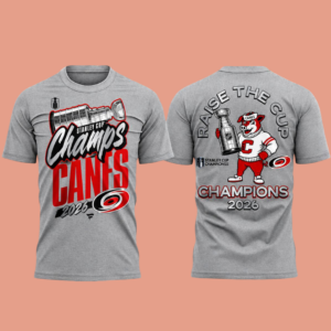 Carolina Hurricanes 2026 Stanley Cup Champions Big Tall Locker Room T-Shirt