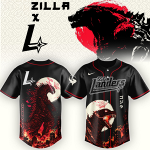 Ssg Landers Godzilla Minus Zero Baseball Jersey Collection