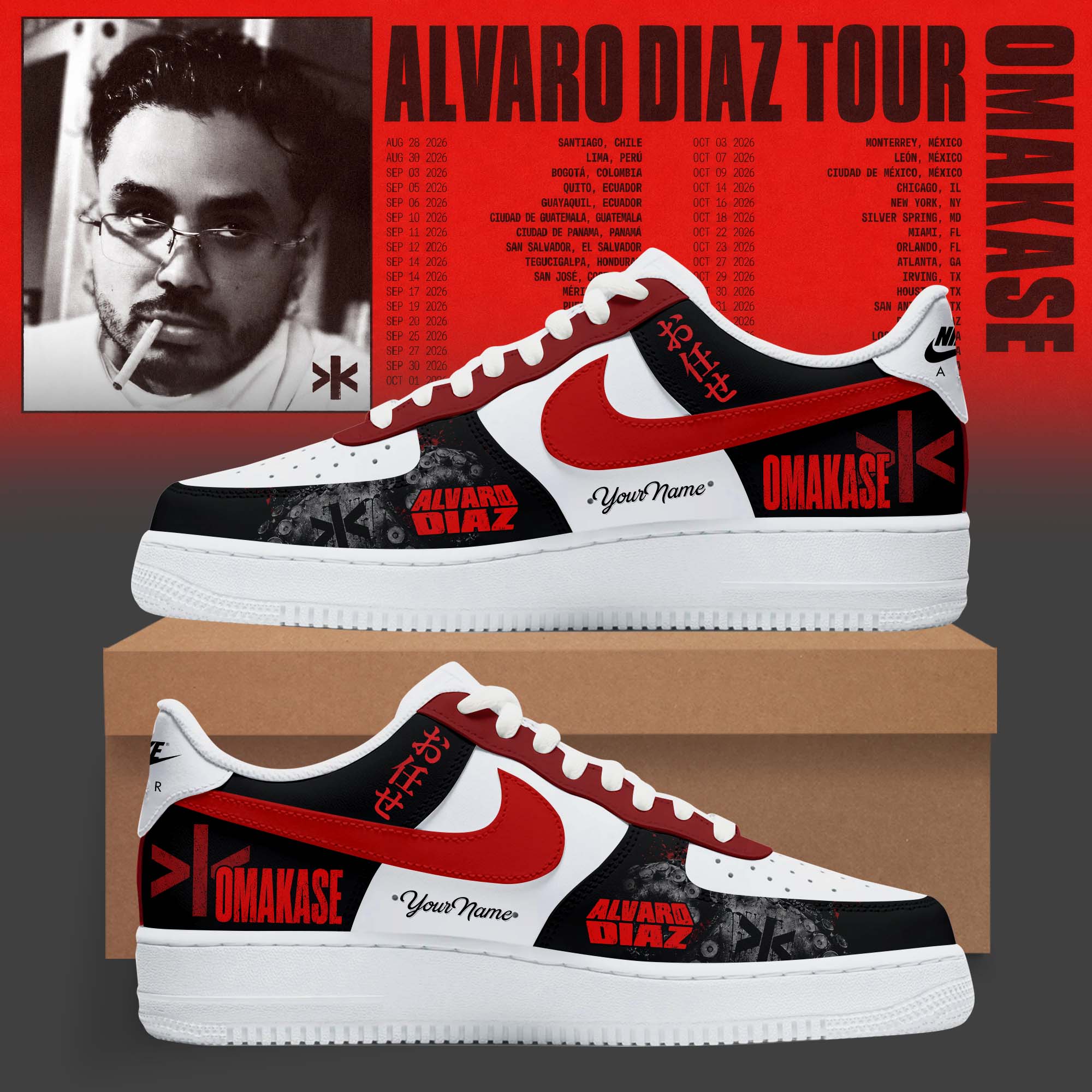 Alvaro Diaz Omakase 2026 Tour Merch Fan Collection