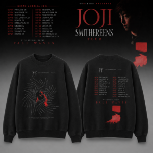 Joji Smithereens Tour Sweater Vintage Concert Merch Crewneck Sweatshirt Indie Alternative Music Fan Gift Unisex Pullover