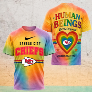 Kansas City Chiefs Nfl Pride Human Being Color May Vary 3D T-Shirt