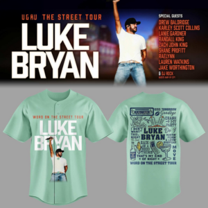 Luke Bryan Word On The Street Tour Baseball Jersey Collection