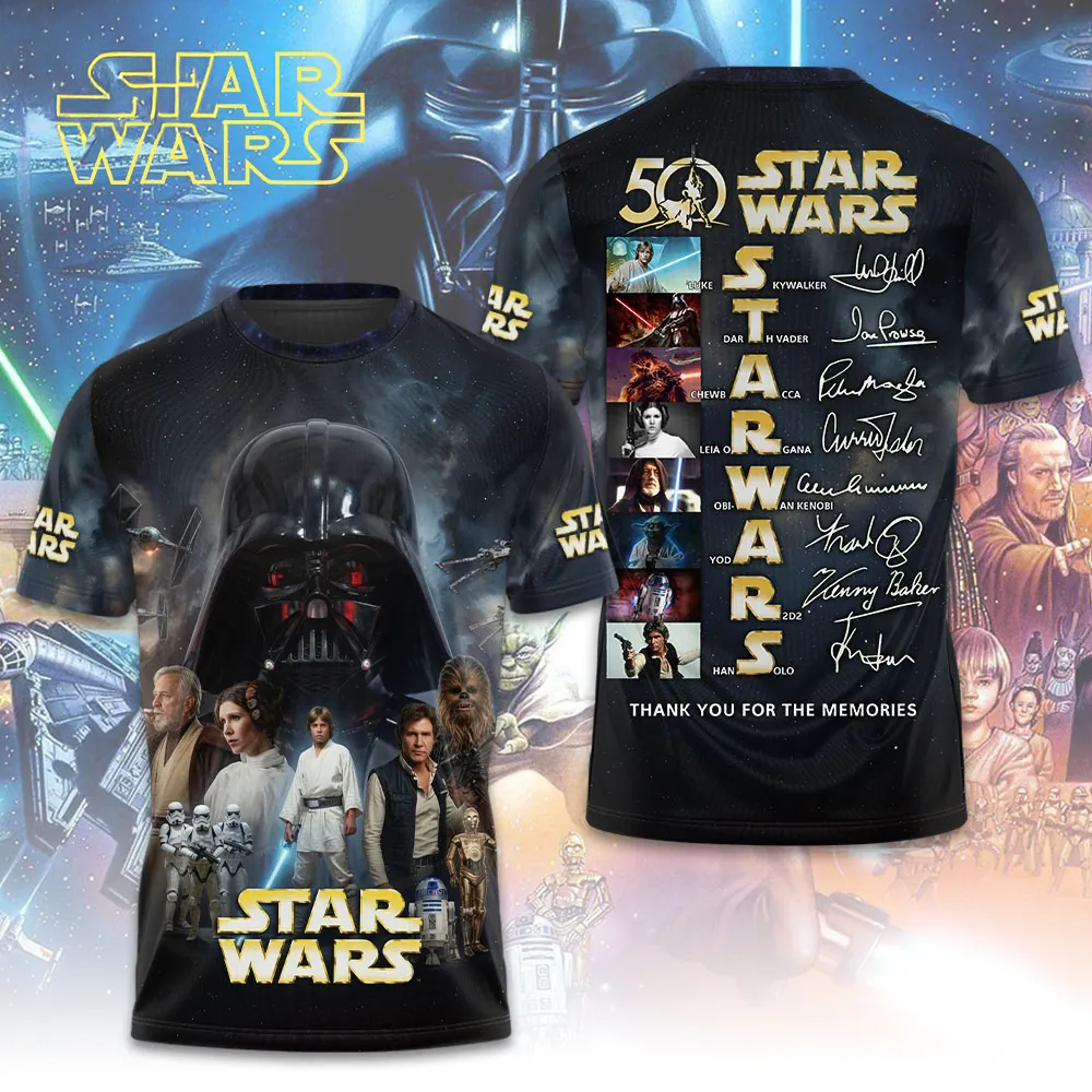Star Wars 50Th Anniversary 3D Apparel Collector Fan Collection