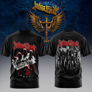 Judas Priest Faithkeepers 2026 Tour Vintage Metal 3D Shirt