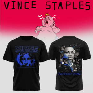 Vince Staples Cry Baby Tour Music Fan T-Shirt Premium Edition