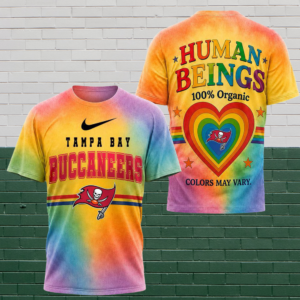 Tampa Bay Buccaneers Nfl Pride Human Being Color May Vary 3D T-Shirt