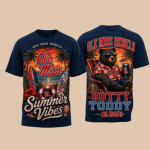Ole Miss Rebels 2026 Ncaa Summer Vibes Limited Edition 3D T-Shirt