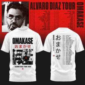 Alvaro Diaz Omakase 2026 Tour Merch Exclusive T-Shirt Collection
