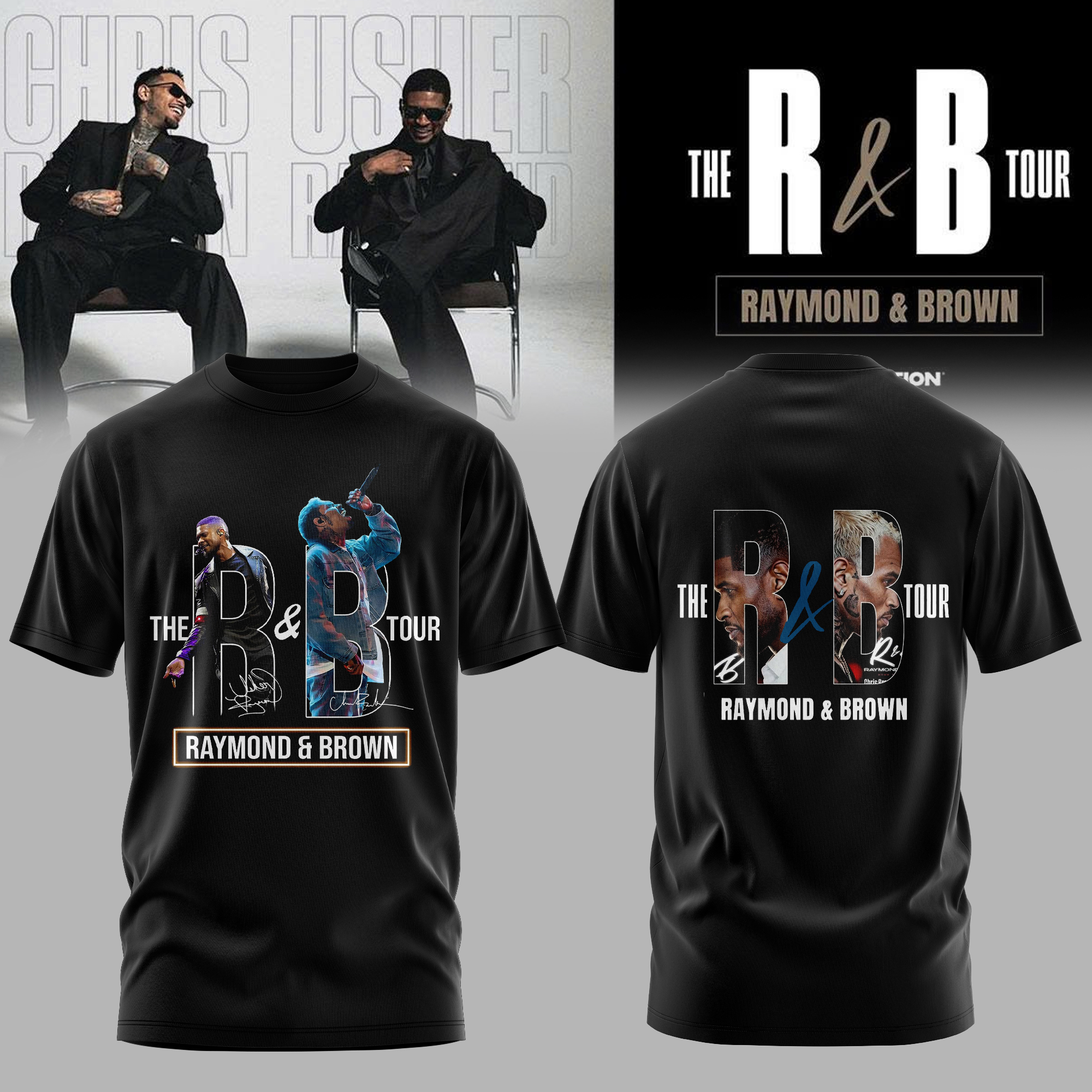 The R And B Tour 2026 Live Concert T-Shirt Music Fan Edition
