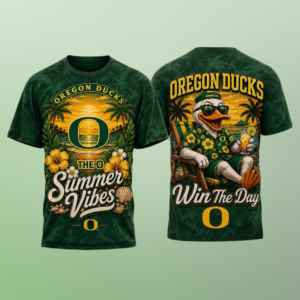 Oregon Ducks 2026 Ncaa Summer Vibes Limited Edition 3D T-Shirt