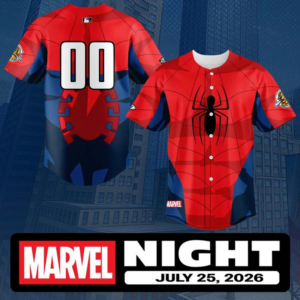 Charleston Riverdogs Marvel Night 2026 Baseball Jersey Edition