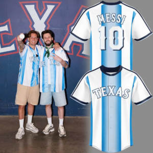 Texas Rangers Argentina Lionel Messi Baseball Jersey Collection