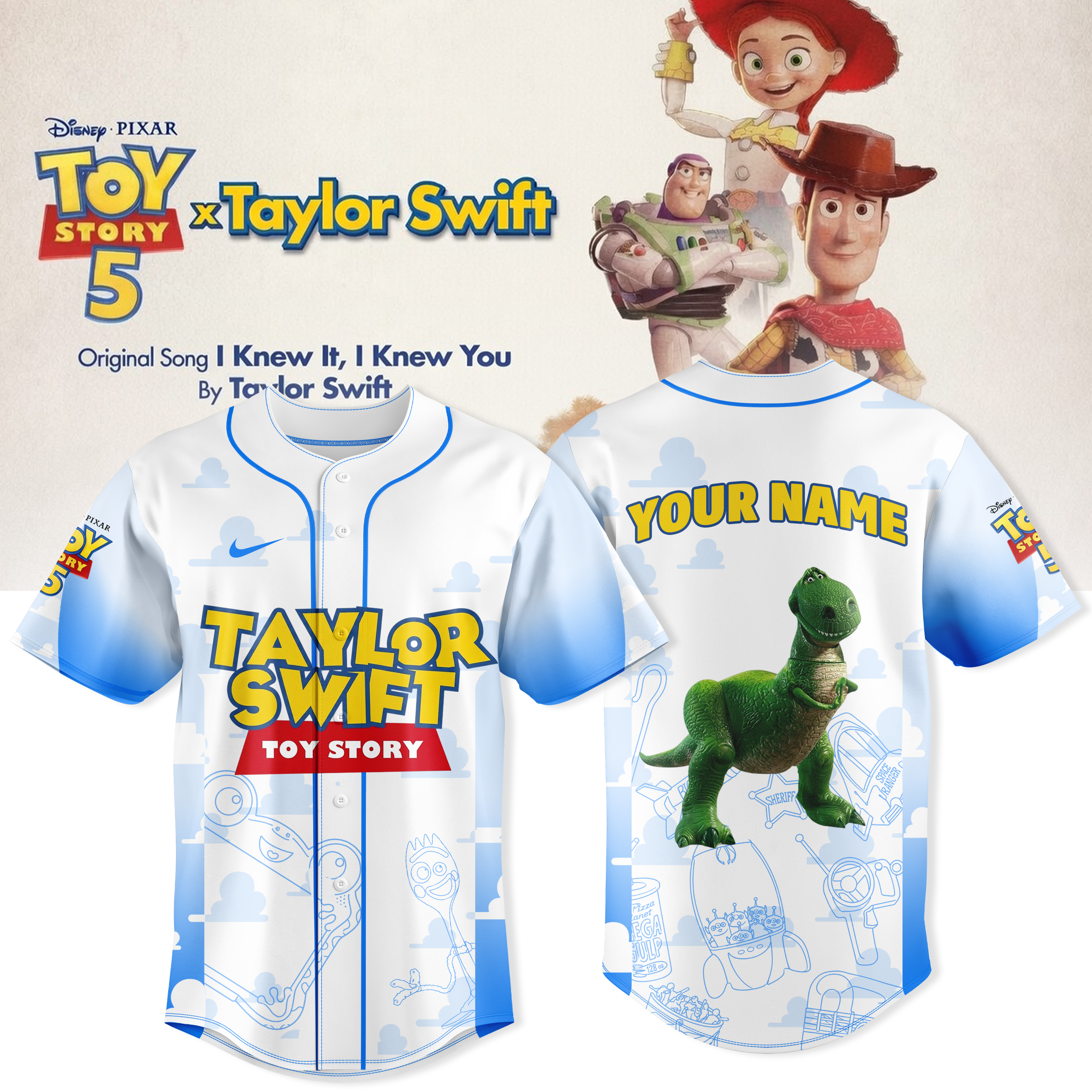 Taylor Swift X Rex Toy Story 5 Collector Jersey Collection