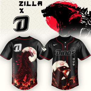 Nc Dinos Godzilla Minus Zero Limited Baseball Jersey