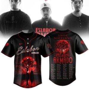 Amor Nocturno Tour 2026 Premium Baseball Jersey Edition