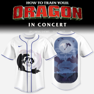 How To Train Your Dragon Concert Baseball Jersey Collection