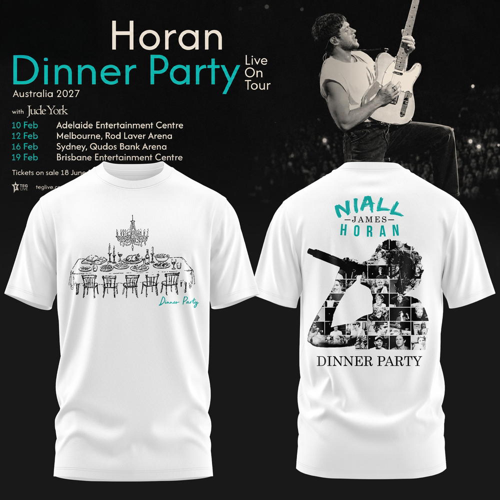 Niall Horan Dinner Party Live Australia Premium T-Shirt Collection