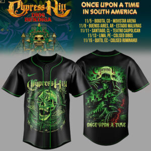Cypress Hill Once Upon A Time Official Baseball Jersey Collection