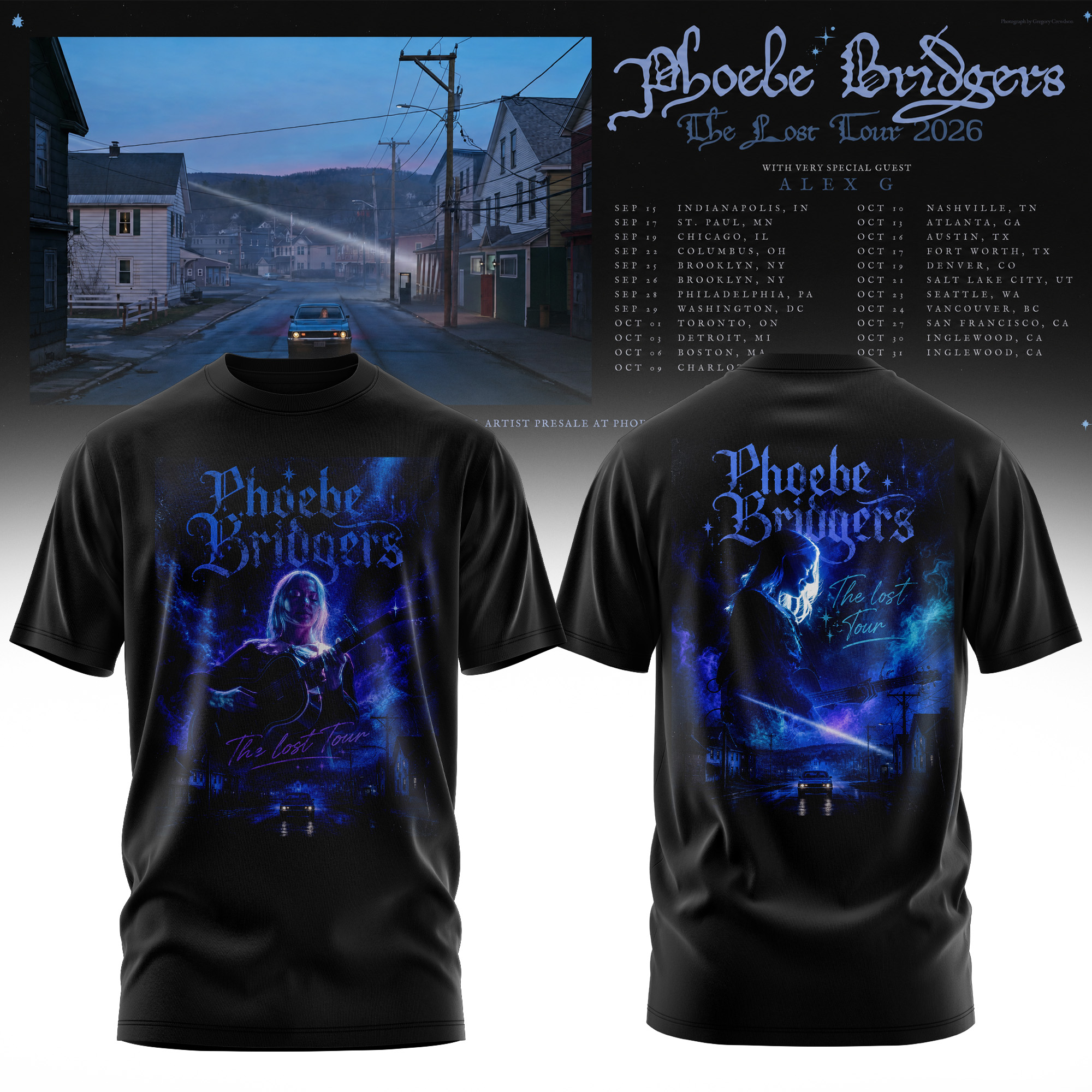 The Lost Tour Blue Ghost Exclusive T-Shirt Edition