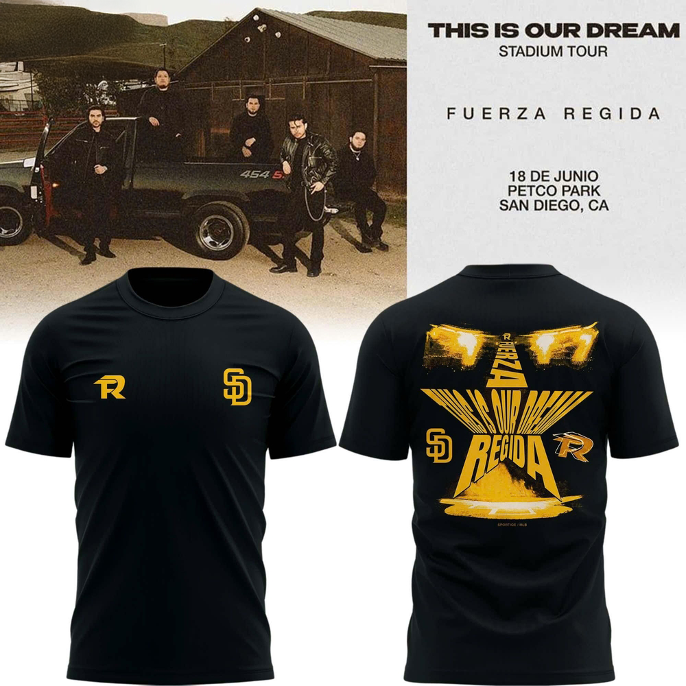 San Diego Padres Fuerza Regida 2026 T-Shirt Fan Edition