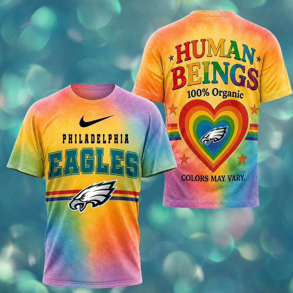 Philadelphia Eagles Nfl Pride Human Being Color May Vary 3D T-Shirt