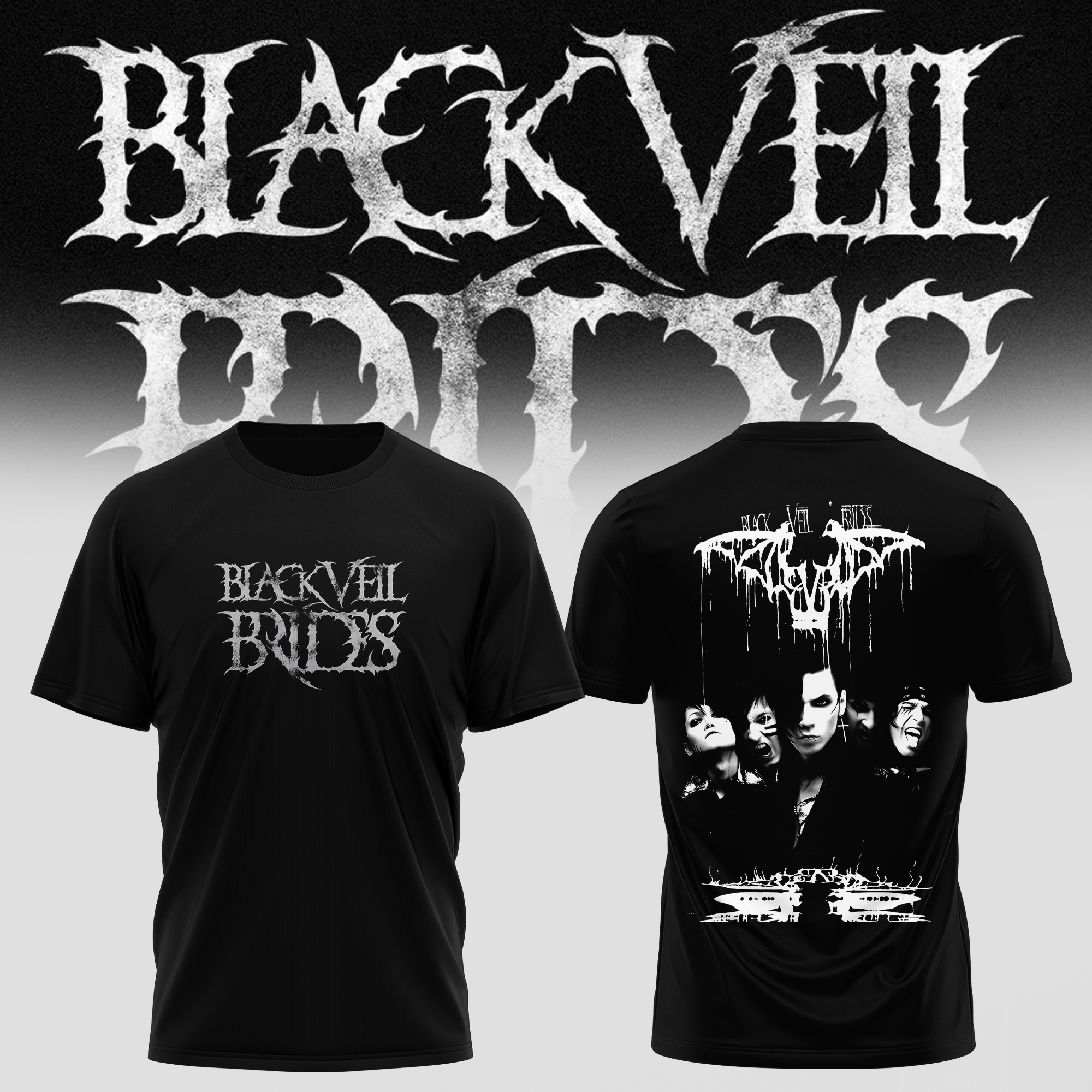 Vindica Tour Dark Portrait T-Shirt Collector Fan Collection