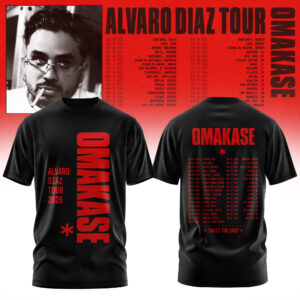 Alvaro Diaz Omakase 2026 Tour Merch Limited Tour T-Shirt