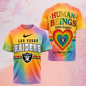 Las Vegas Raiders Nfl Pride Human Being Color May Vary 3D T-Shirt