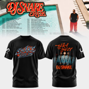 Dj Snake Tour Era 2026 Official Tour T-Shirt Edition
