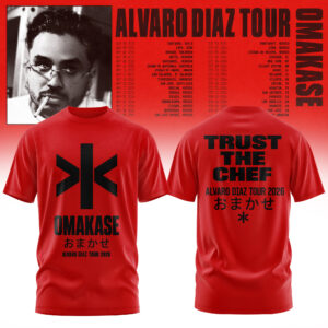Alvaro Diaz Omakase 2026 Tour Merch Collector T-Shirt Fan Edition