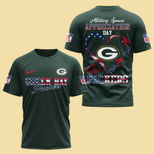 Green Bay Packers 2026 Nfl Military Spouse Appreciation Day 3D Shirt