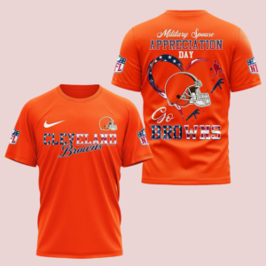 Cleveland Browns 2026 Nfl Military Spouse Appreciation Day 3D Shirt