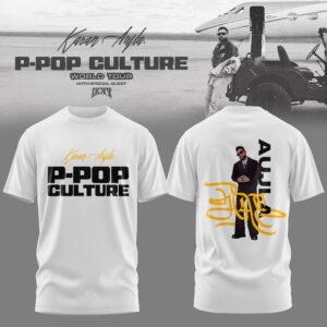 Ppop Culture White Signature T-Shirt Limited Edition Collection
