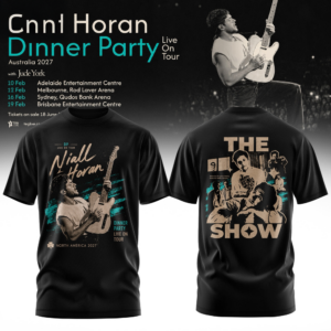 Niall Horan Dinner Party Live Australia Official Tour Shirt