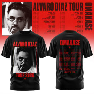 Alvaro Diaz Omakase 2026 Tour Merch Premium T-Shirt Collection