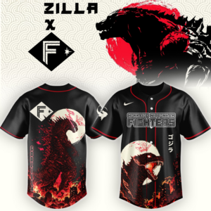 Fukuoka Softbank Hawks Godzilla Minus Zero Baseball Jersey