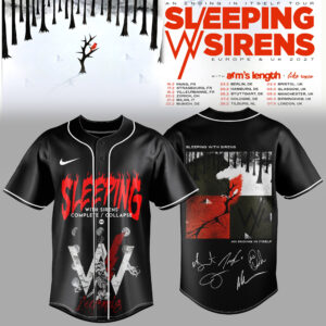 Sleeping With Sirens An Ending In Itself Tour 2027 Limited Fan Jersey Edition