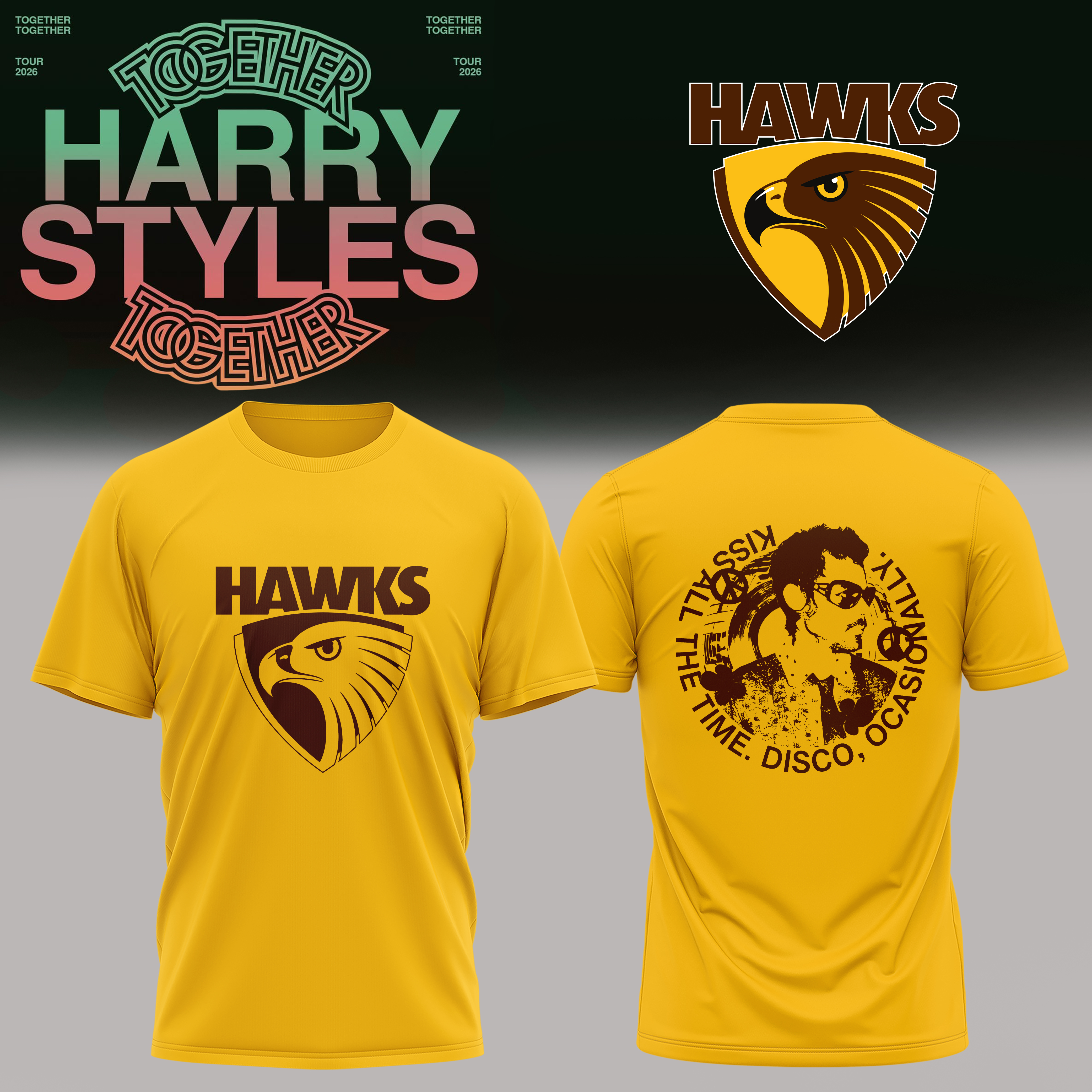 Harry Styles X Hawthorn Football 2026 Fan Favorite Collection