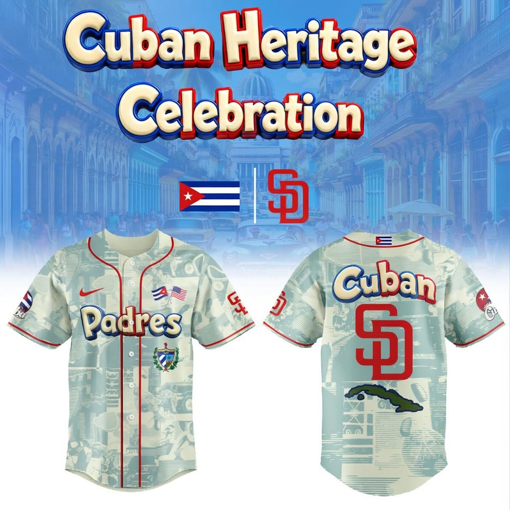 San Diego Padres Cuba Heritage Night 2026 Baseball Jersey Collection