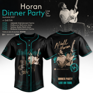 Niall Horan Dinner Party Live Australia Jersey Fan Edition