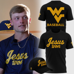 West Virginia Mountaineers Jesus Won 2026 Faith Fan T-Shirt